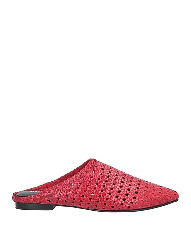MARCO FERRETTI Mules y zuecos Rojo Cuero