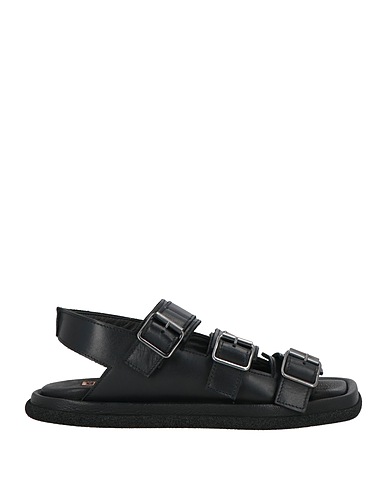 MOMA Sandals Black Calfskin