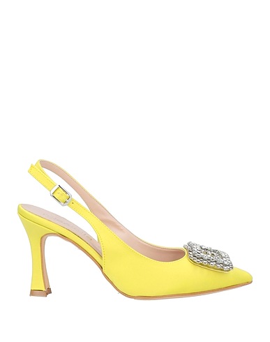 NILA & NILA Pumps Limettengrün Gewebefasern