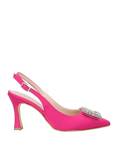 NILA & NILA Pumps Fuchsia Gewebefasern