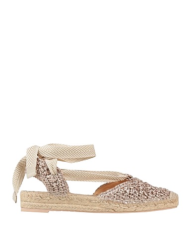 RAS Espadrilles Light brown Natural raffia, Textile fibers