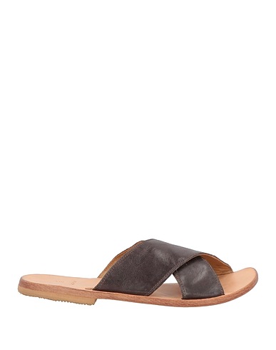 MOMA Sandals Dark brown Cowhide
