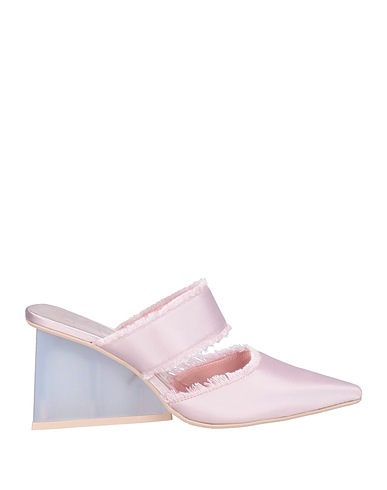 RAS Mules and clogs Light pink Textile fibers