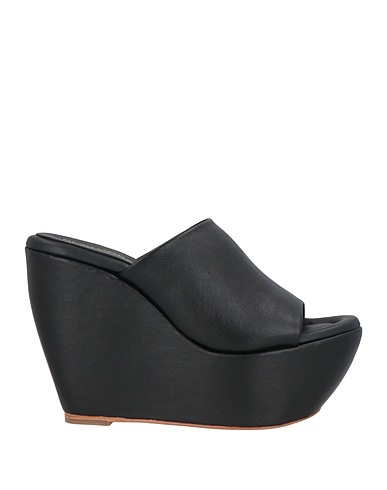 PALOMA BARCELÓ Sandals Black Leather