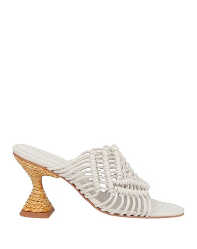 PALOMA BARCELÓ Sandals Off white Leather