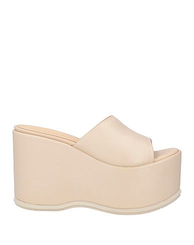 PALOMA BARCELÓ Sandals Beige Leather