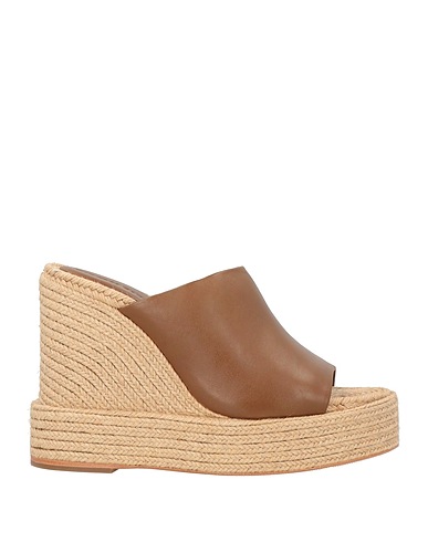 PALOMA BARCELÓ Espadrilles Braun Leder