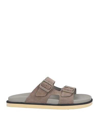 HOGAN Sandals Grey Leather