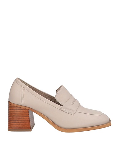 EPOCHE' XI Loafers Light grey Leather