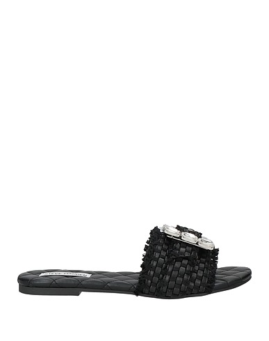STEVE MADDEN Sandals Black Textile fibres