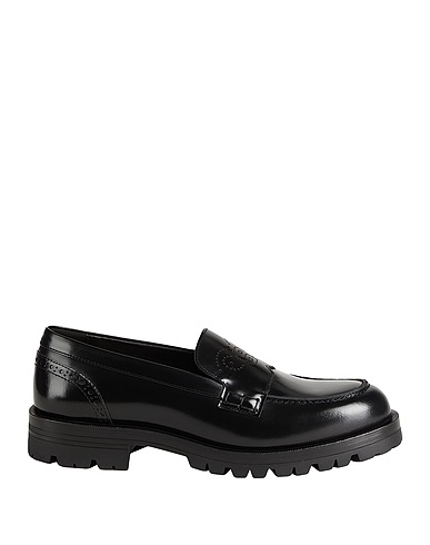 HUGO Loafers Black Leather