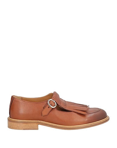 VENI SHOES Loafers Tan Leather