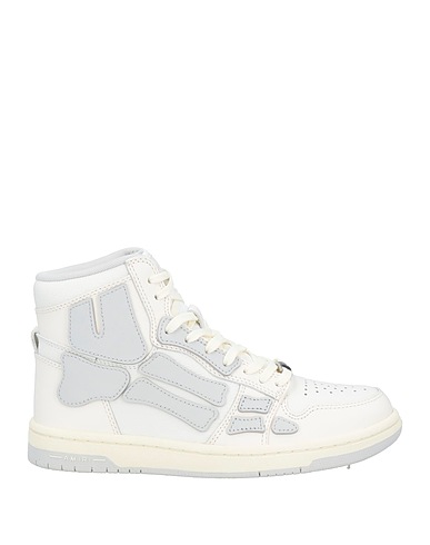 AMIRI Sneakers White Leather, Textile fibres