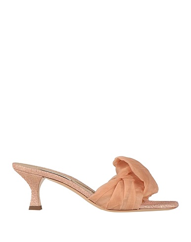 CASADEI Sandals Blush Textile fibers