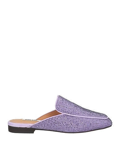 BIBI LOU Mules and clogs Lilac Textile fibres