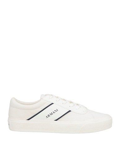 ARMANI EXCHANGE Sneakers Weiß 100% Baumwolle, Polyester, Polyurethan Beschichtet