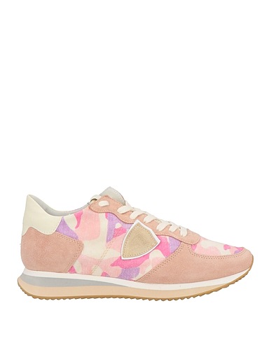 PHILIPPE MODEL Sneakers Blush Leather, Textile fibres