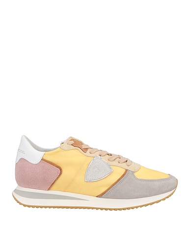 PHILIPPE MODEL Sneakers Sand Leather, Textile fibers