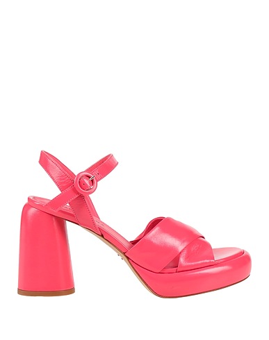 HALMANERA Sandals Coral Leather