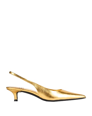 JEFFREY CAMPBELL Court Gold Textile fibres