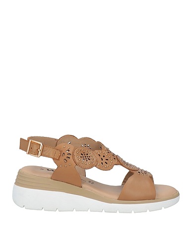 MELLUSO WALK Sandals Camel Leather