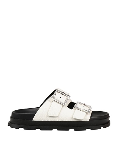 POLLINI Sandali Bianco Pelle di vitello