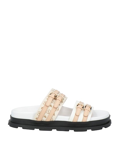 POLLINI Sandals White Calfskin
