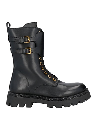 KEYS FOOTWEAR Black Leather