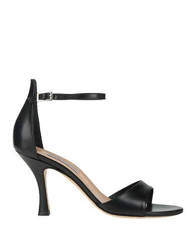 GUGLIELMO ROTTA Sandals Black Calfskin