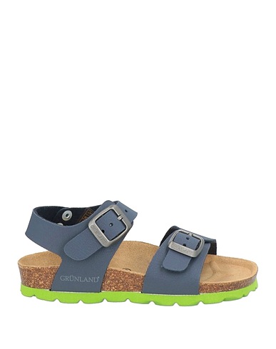 GRÜNLAND JUNIOR Sandals Navy blue Textile fibres