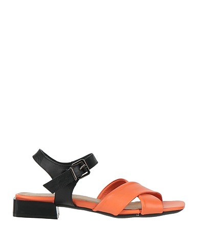 EPOCHE' XI Sandals Orange Leather