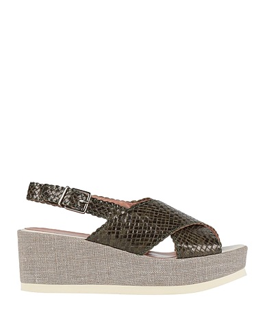 LAVINE Paris Sandali Verde militare Pelle