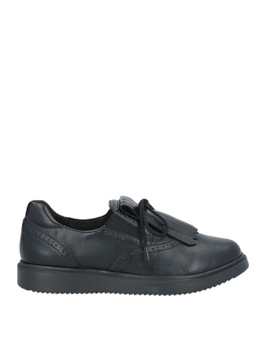 GEOX Formal shoes Black Textile fibers