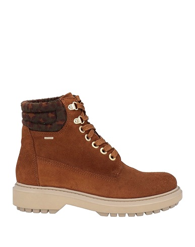 GEOX Ankle boot Brown Leather