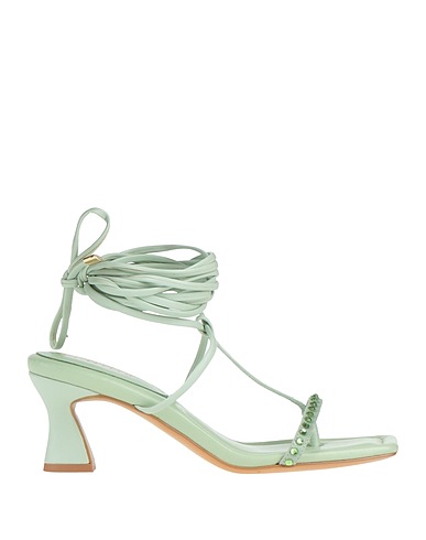 ACTITUDE by TWINSET Flip flops Light green Leather