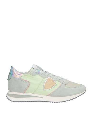 PHILIPPE MODEL Sneakers Vert clair Cuir, Fibres textiles