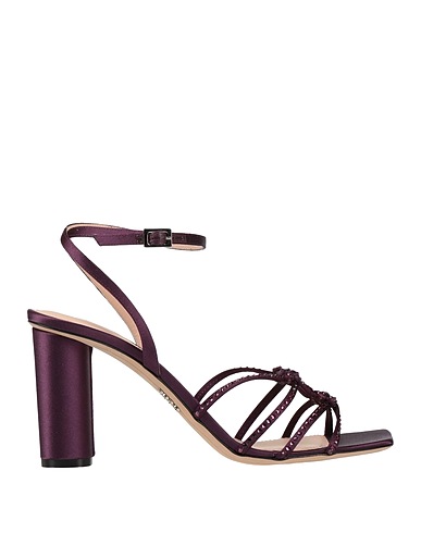RODO Sandals Dark purple Textile fibers