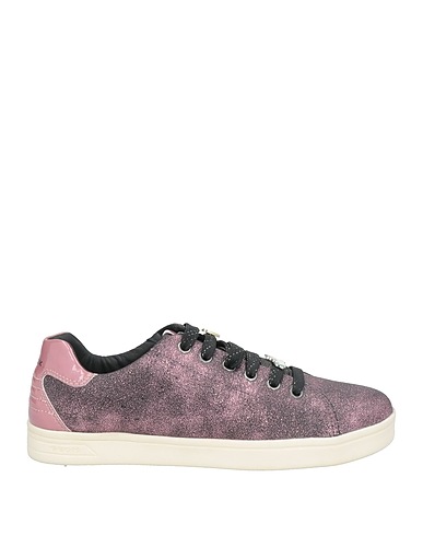 GEOX Canvas trainers  Plum Textile fibres