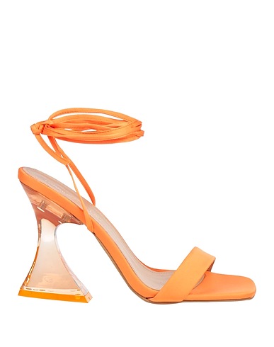 TSAKIRIS MALLAS Sandals Orange Textile fibres