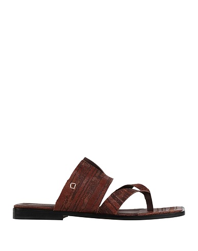 COLLECTION PRIVĒE? Flip flops Brown Leather
