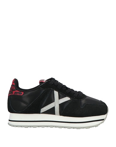 MUNICH Sneakers Black Leather, Textile fibres