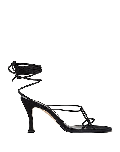ILIO SMERALDO Sandals Black Leather