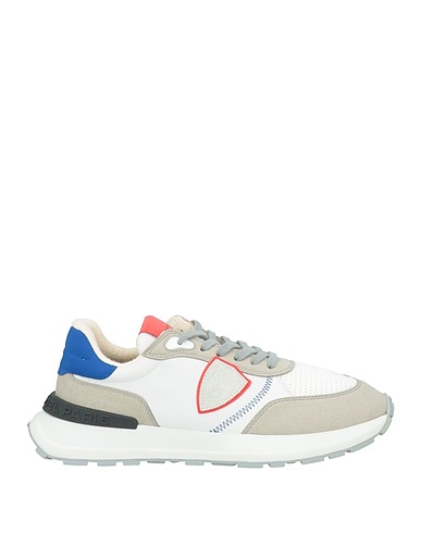 PHILIPPE MODEL Sneakers White Leather, Textile fibres