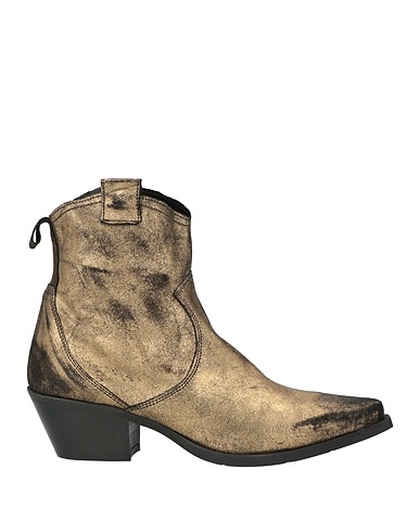 METISSE Ankle boot Gold Leather