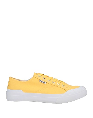 HUF Sneakers Yellow Textile fibres, Rubber