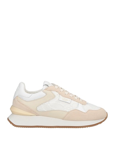 TWINSET Sneakers Weiß Leder, Gewebefasern