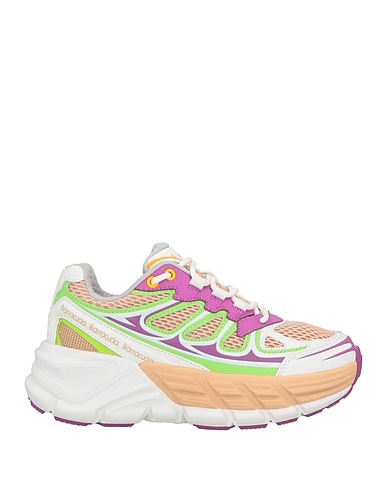 BARRACUDA Sneakers White Leather, Textile fibres