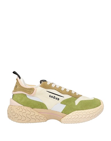 GHŌUD Venice Sneakers Green Leather, Textile fibres