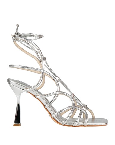 CECCONELLO Sandals ARGENTO Leather