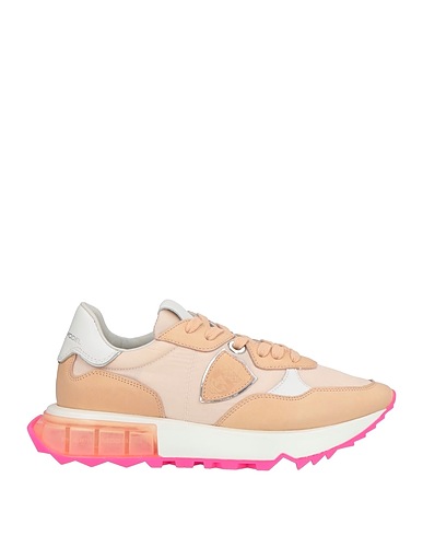PHILIPPE MODEL Sneakers Sand Leather, Textile fibres